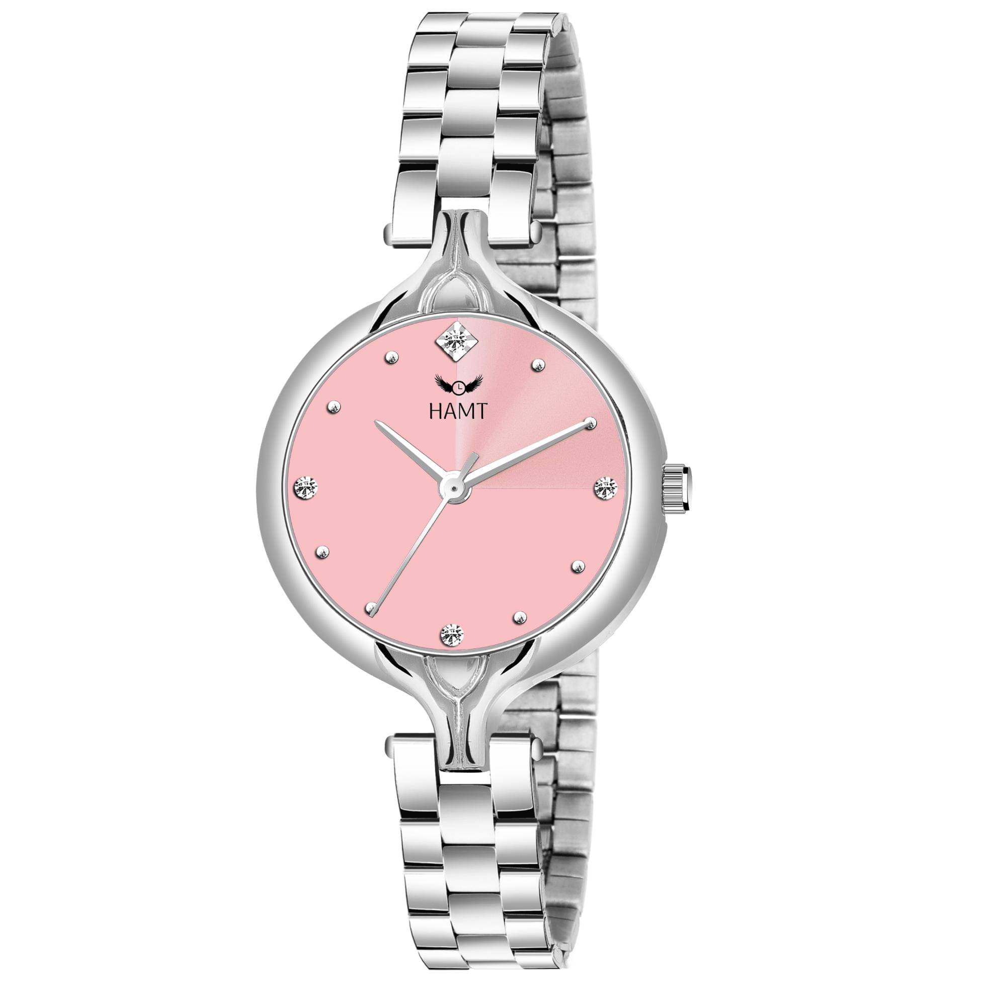     			HAMT Silver Stainless Steel Analog Womens Watch