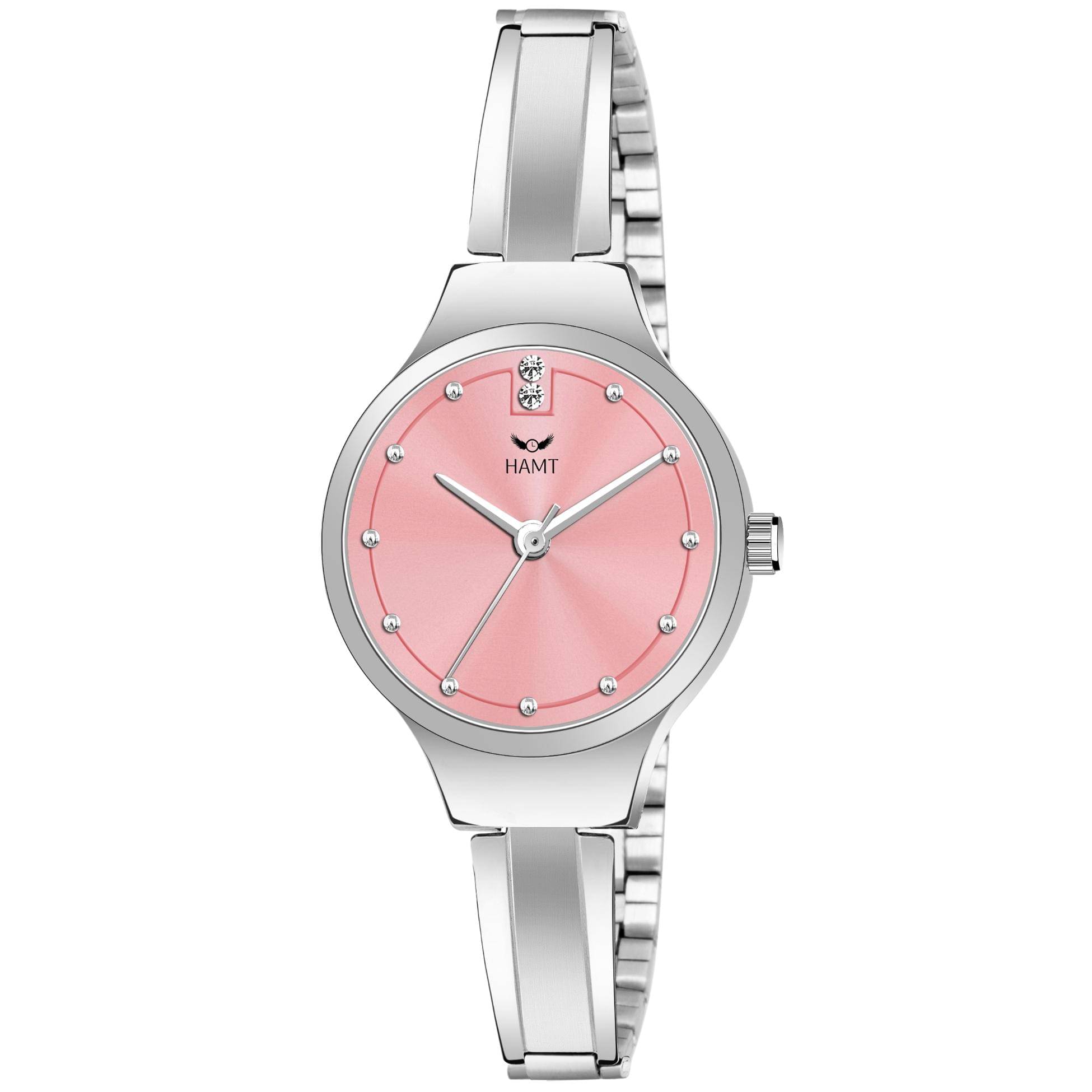     			HAMT Silver Stainless Steel Analog Womens Watch