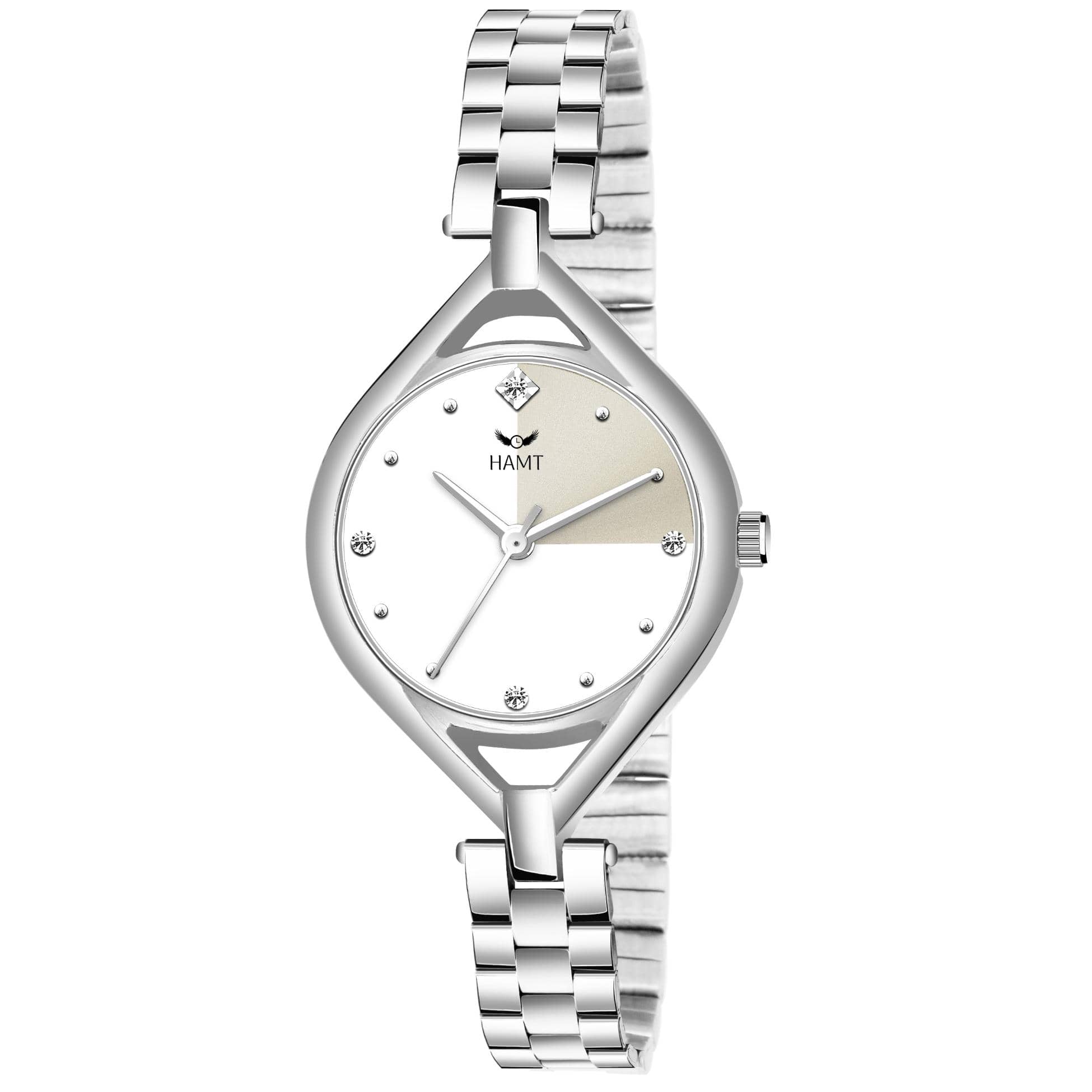 HAMT Silver Stainless Steel Analog Womens Watch
