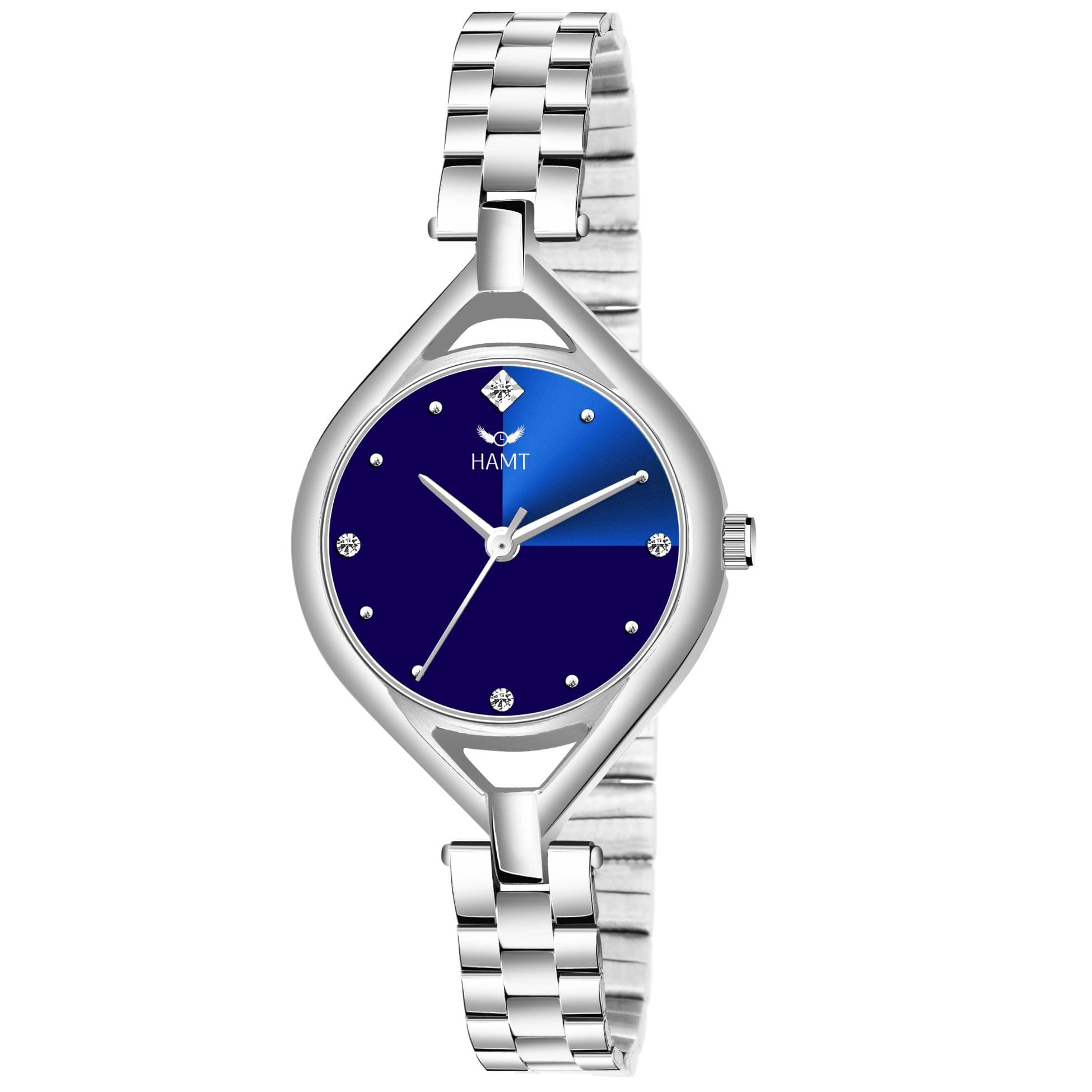     			HAMT Silver Stainless Steel Analog Womens Watch