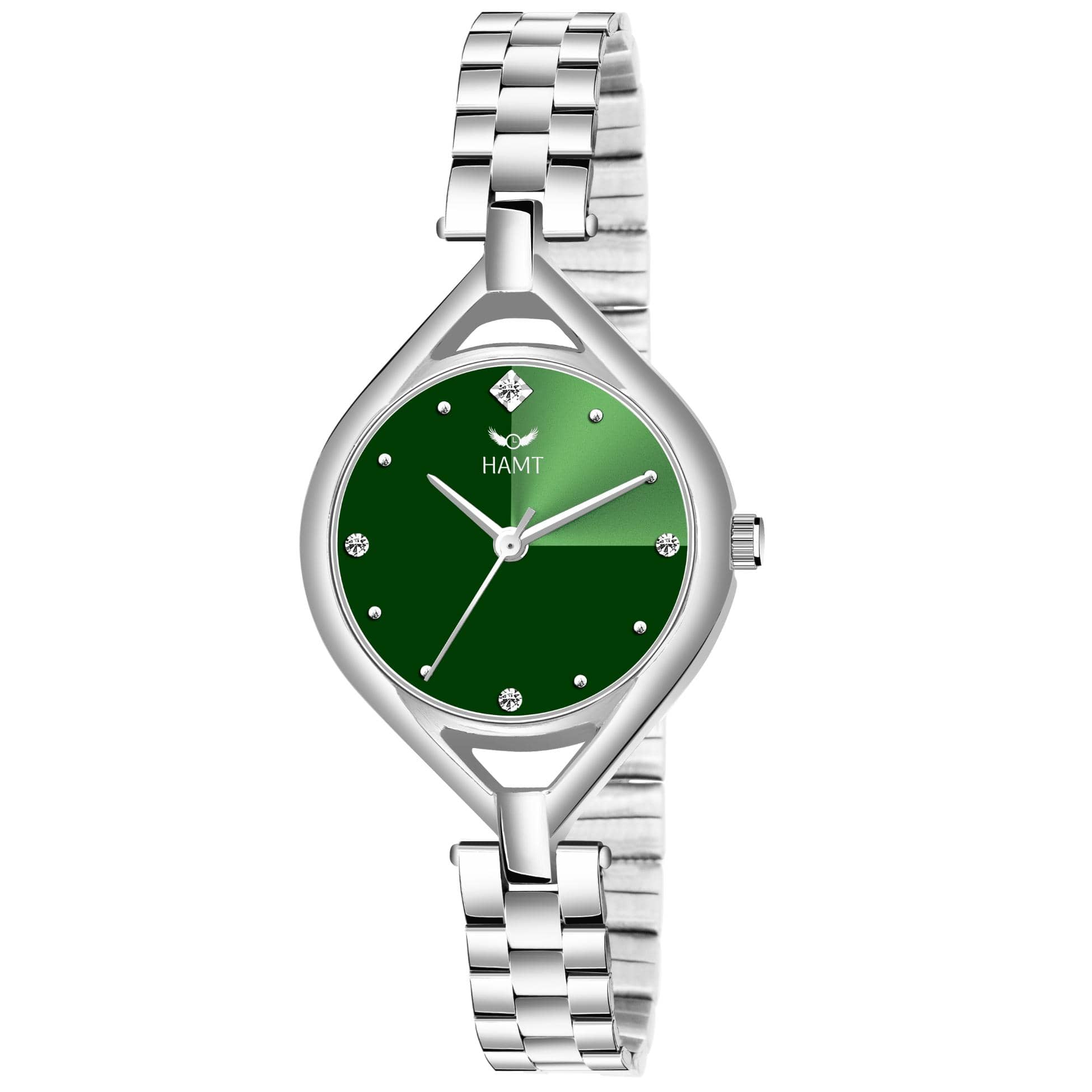 HAMT Silver Stainless Steel Analog Womens Watch