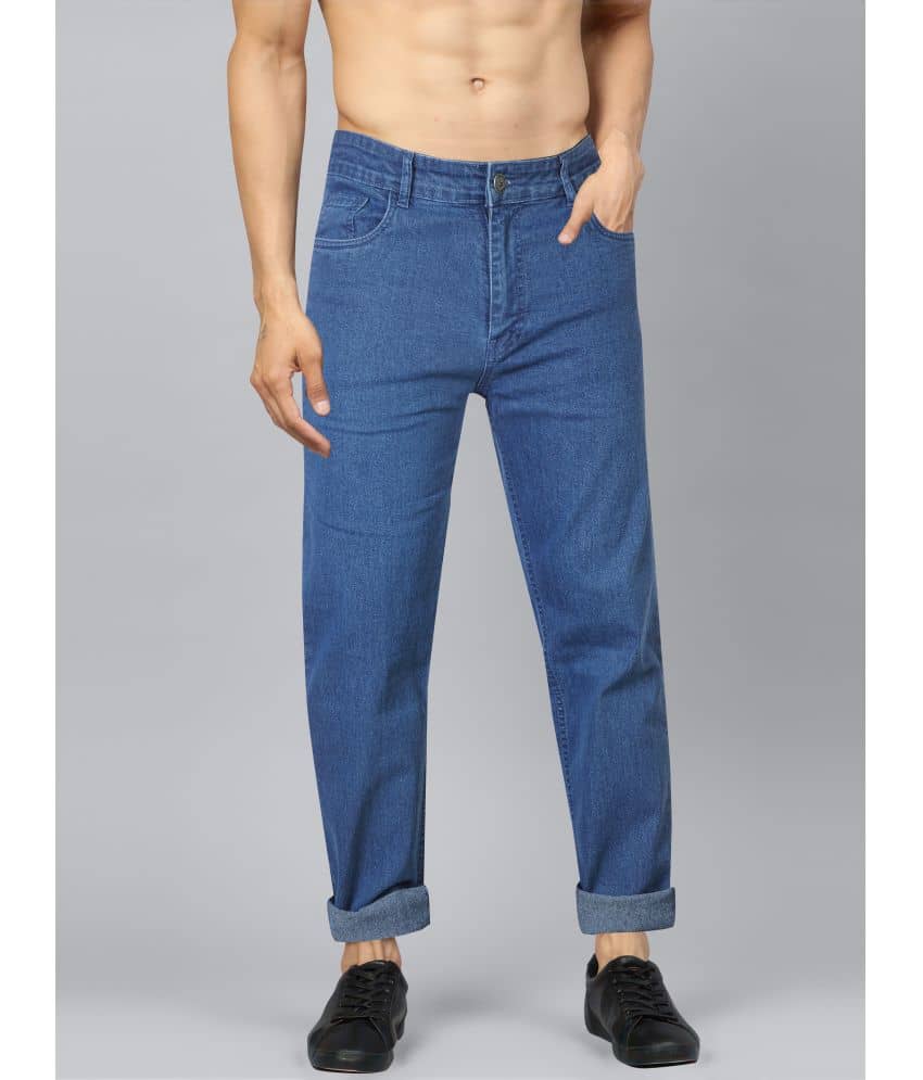 JB JUST BLACK Regular Fit Cuffed Hem Men's Jeans - Blue ( Pack of 1 ) - Jeans | Buy online on ZillyBuy
