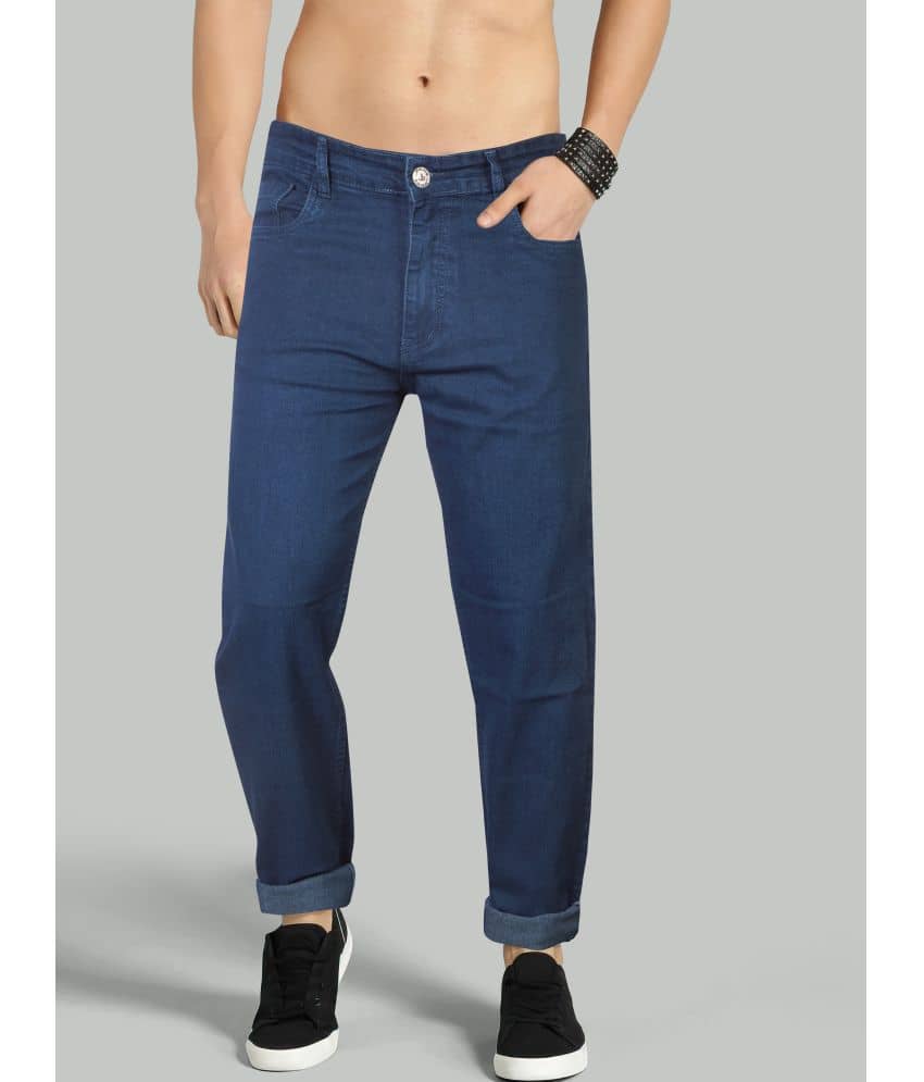JB JUST BLACK Regular Fit Cuffed Hem Men's Jeans - Blue ( Pack of 1 ) - Jeans | Buy online on ZillyBuy