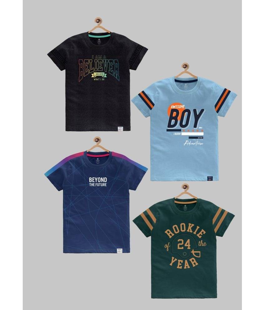     			CODEZ Pack of 1 Boys Cotton Blend T-Shirt ( Multi Color )