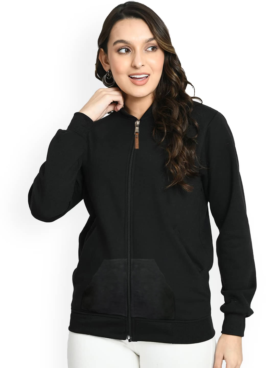 Leotude - Fleece Black Bomber Jackets Leotude - Fleece Black Bomber Jackets