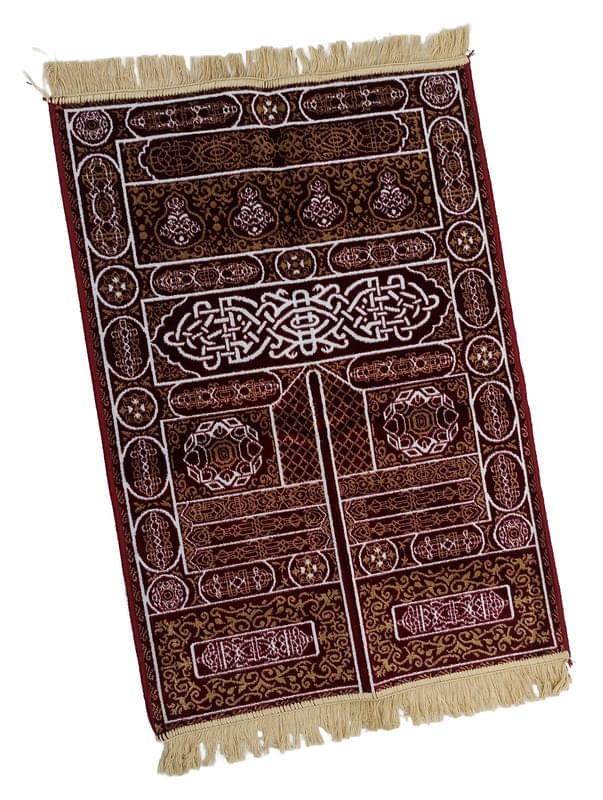 ADIRNY Maroon Single Regular Velvet Prayer Mat ( 105 X 70 cm ) ADIRNY Maroon Single Regular Velvet Prayer Mat ( 105 X 70 cm )