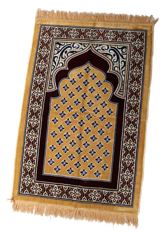 ADIRNY Yellow Single Regular Velvet Prayer Mat ( 110 X 70 cm )     			ADIRNY Yellow Single Regular Velvet Prayer Mat ( 110 X 70 cm )