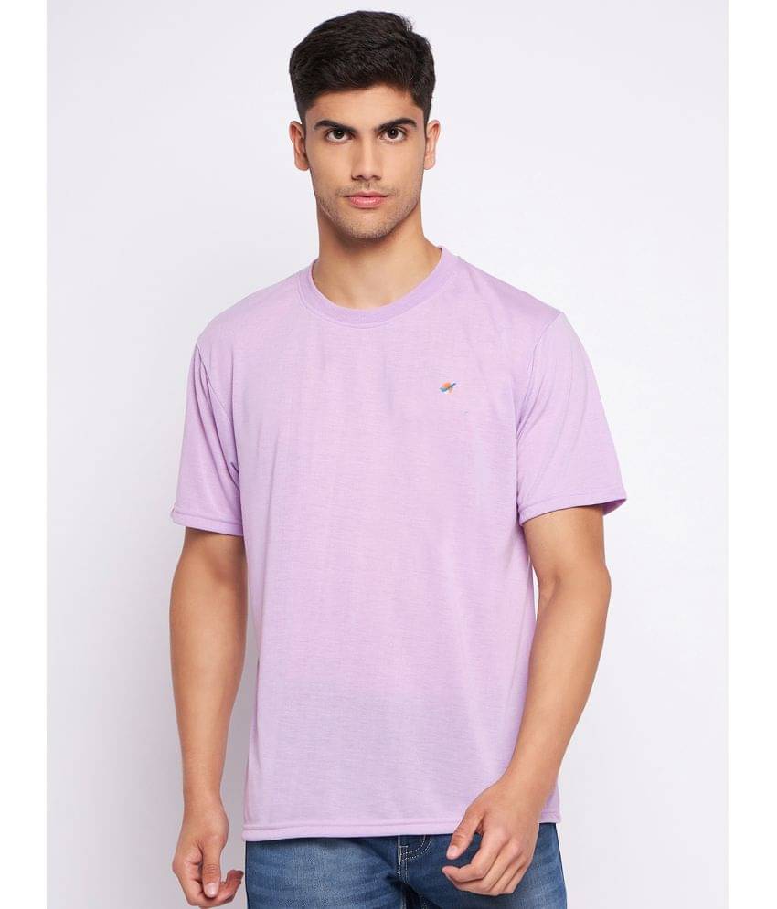 Auxamis Pack of 1 Cotton Blend Regular Fit Men's T-Shirt ( Purple ) Auxamis Pack of 1 Cotton Blend Regular Fit Men's T-Shirt ( Purple )