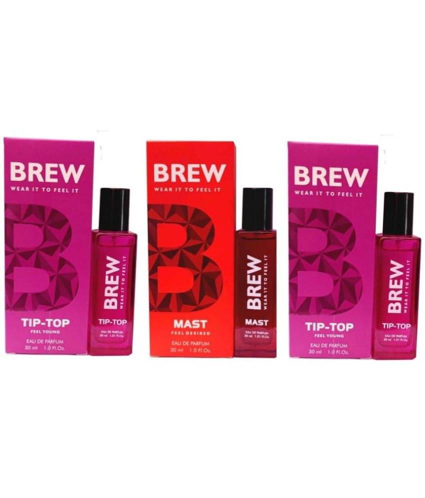 Brew - 2 TIP-TOP&1MAST PERFUME,30 ML EACH,PACK OF 3 Eau De Parfum (EDP) For Unisex 90 ( Pack of 3 ) Brew - 2 TIP-TOP&1MAST PERFUME,30 ML EACH,PACK OF 3 Eau De Parfum (EDP) For Unisex 90 ( Pack of 3 )