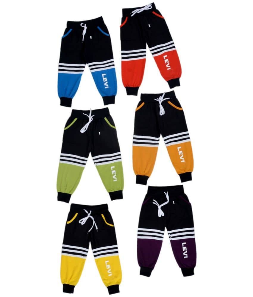 DIAMOND EXPORTER Pack of 6 Boys Cotton Blend Trackpant ( Multi Color ) - Track Pants | Buy online on ZillyBuy