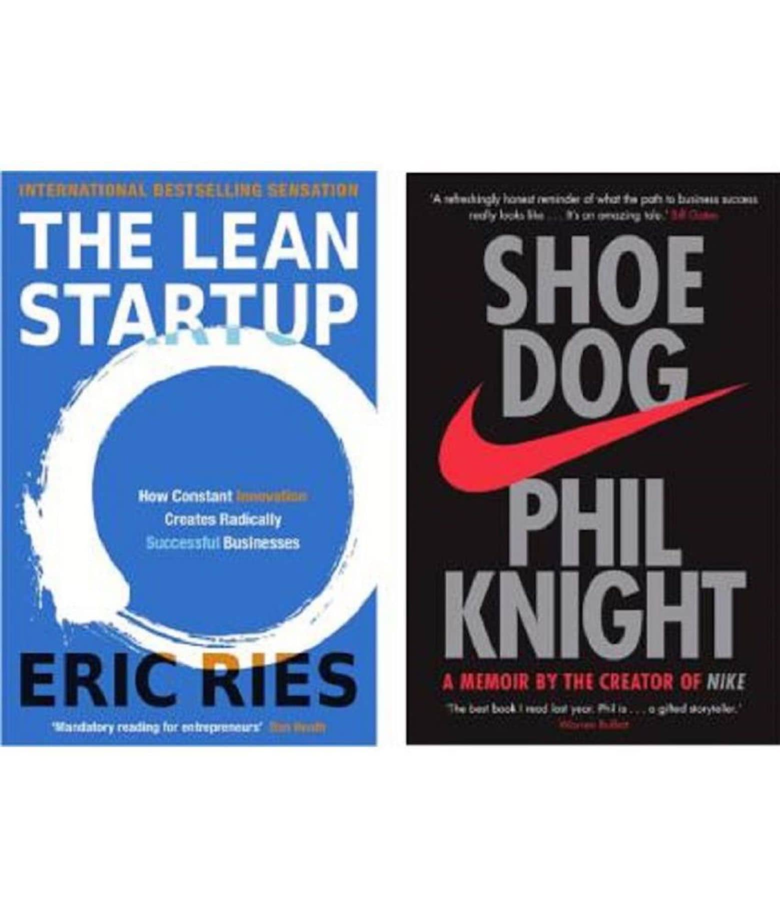 Lean Startup + Shoe Dog - Stationery | Buy online on ZillyBuy