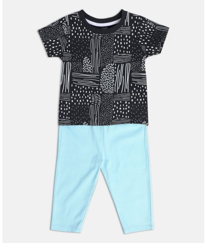     			MINI KLUB Pack of 1 Baby Boys Cotton Top & Trouser ( Blue )