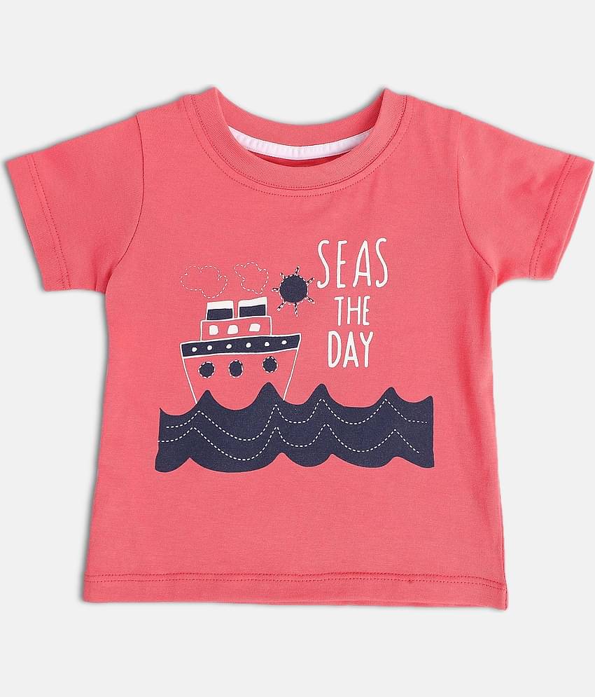 MINI KLUB Pack of 3 Baby Boys Cotton Blend T-Shirt ( Multi )