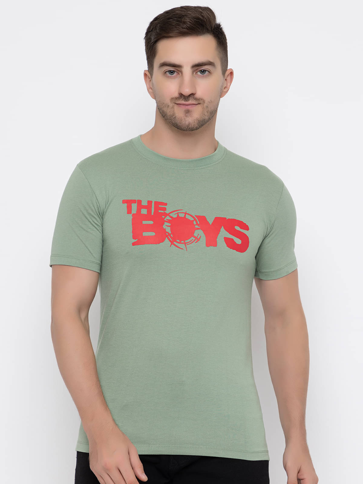 MODERNITY Pack of 1 Cotton Regular Fit Men's T-Shirt ( Green )     			MODERNITY Pack of 1 Cotton Regular Fit Men's T-Shirt ( Green )