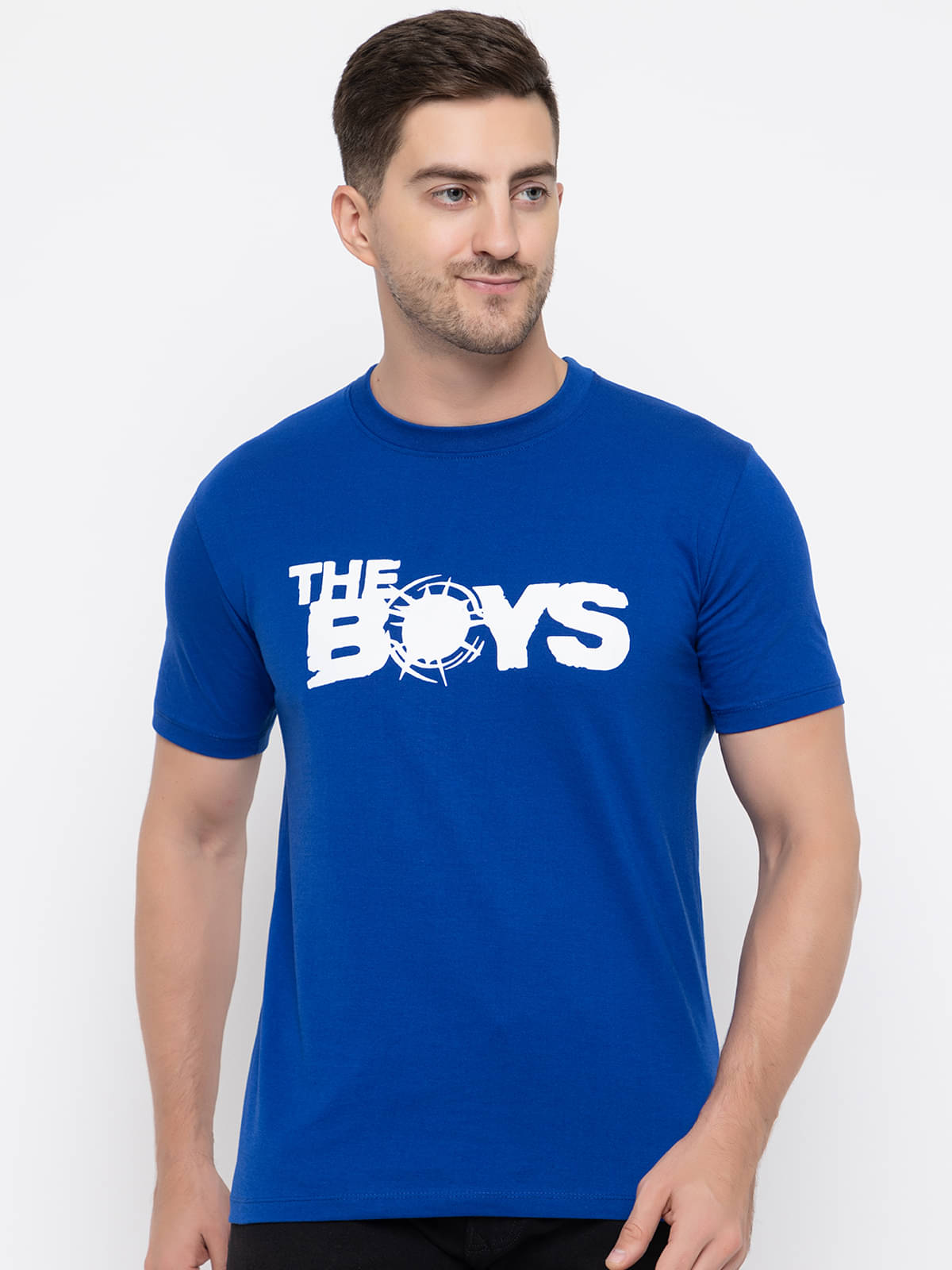 MODERNITY Pack of 1 Cotton Regular Fit Men's T-Shirt ( Blue ) MODERNITY Pack of 1 Cotton Regular Fit Men's T-Shirt ( Blue )