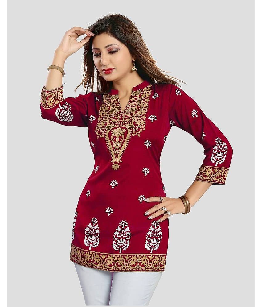 Crepe Short Kurti For Women (Pack of 1) - Kurtis, Tunics | Buy online on ZillyBuy