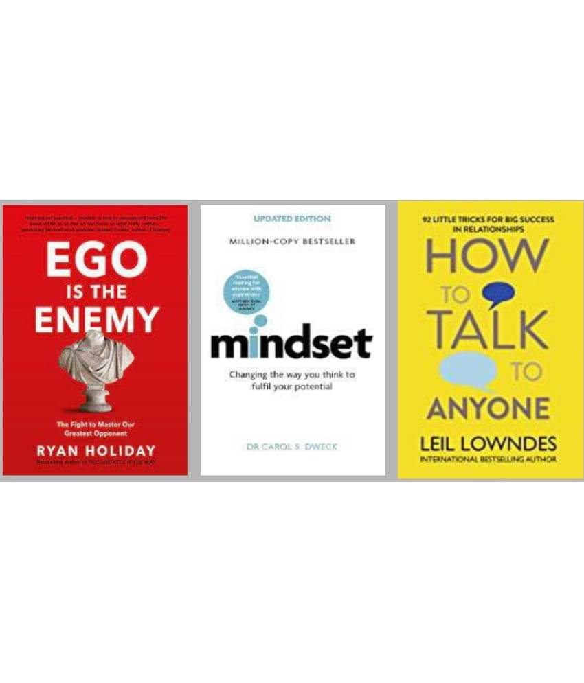     			Mindset + Ego is the Enemy + How To Talk Anyone