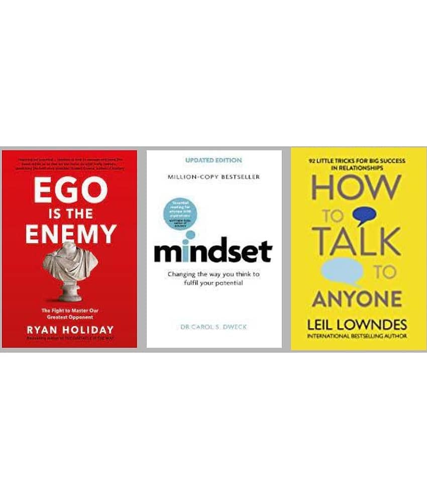 Mindset + Ego is the Enemy + How To Talk Anyone - Stationery | Buy online on ZillyBuy