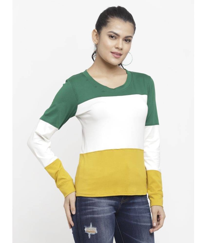 N-Gal Women's Cotton Regular Top ( Green )     			N-Gal Women's Cotton Regular Top ( Green )