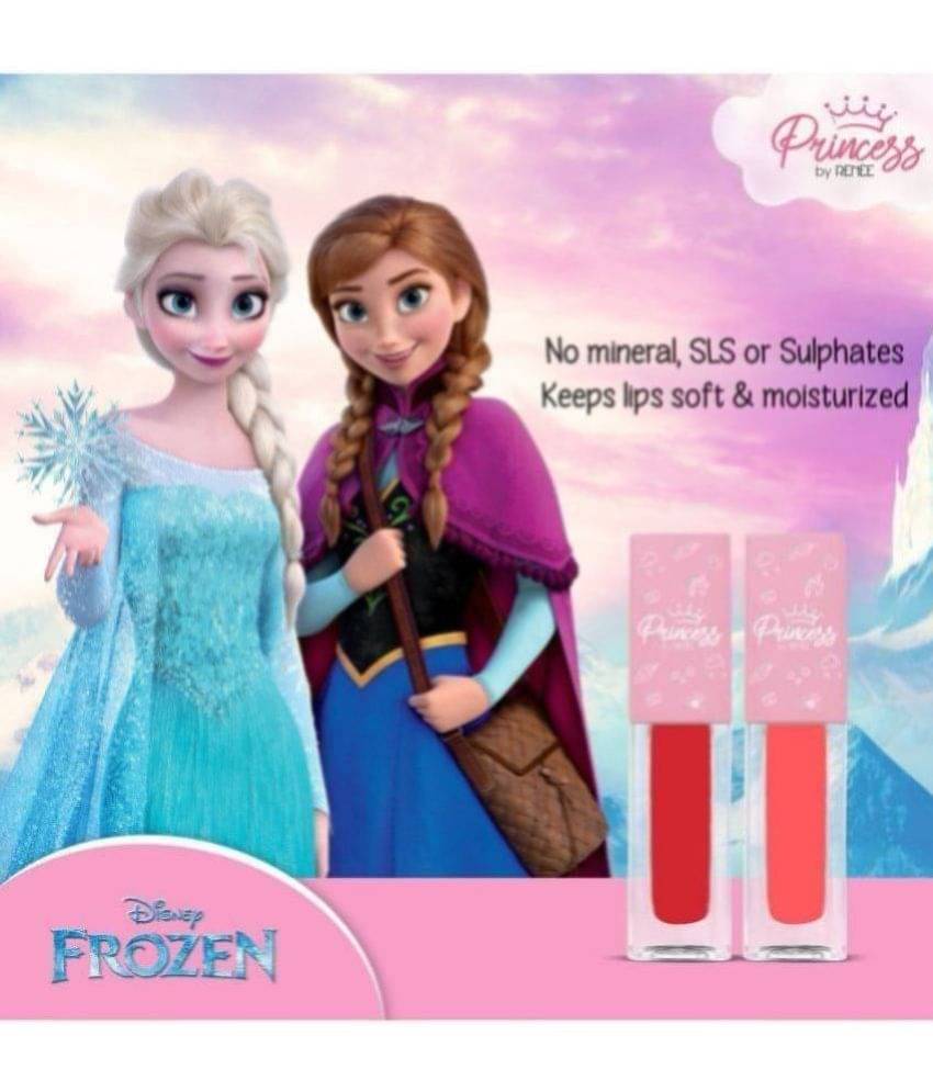     			Disney Frozen Princess By RENEE Twinkle Lip Gloss Elsa & Anna Pack Of 2_1.8 Ml*2, For Pre Teen Girls