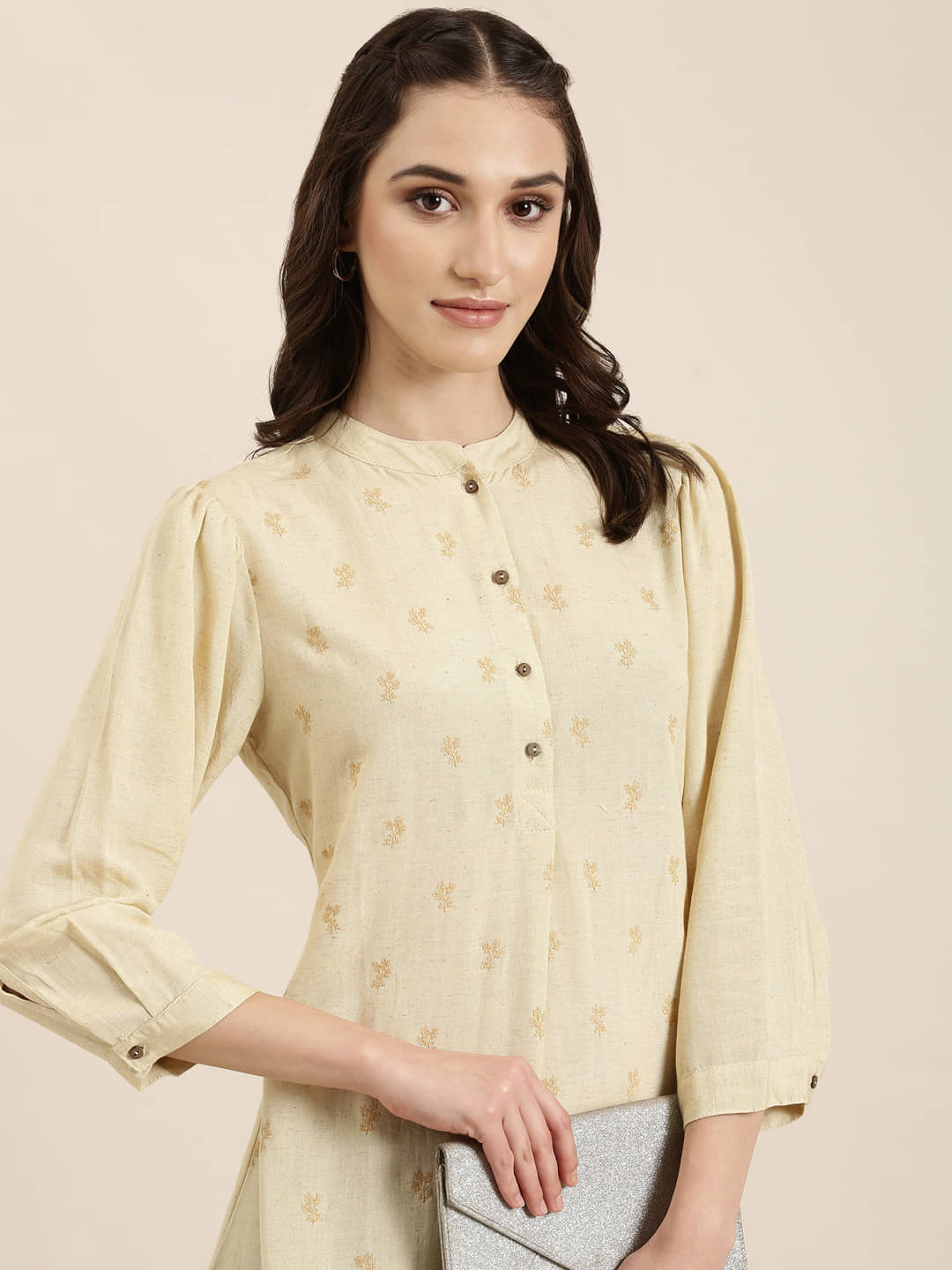 Cotton Blend Short Kurti For Women (Pack of 1) - Kurtis, Tunics | Buy online on ZillyBuy
