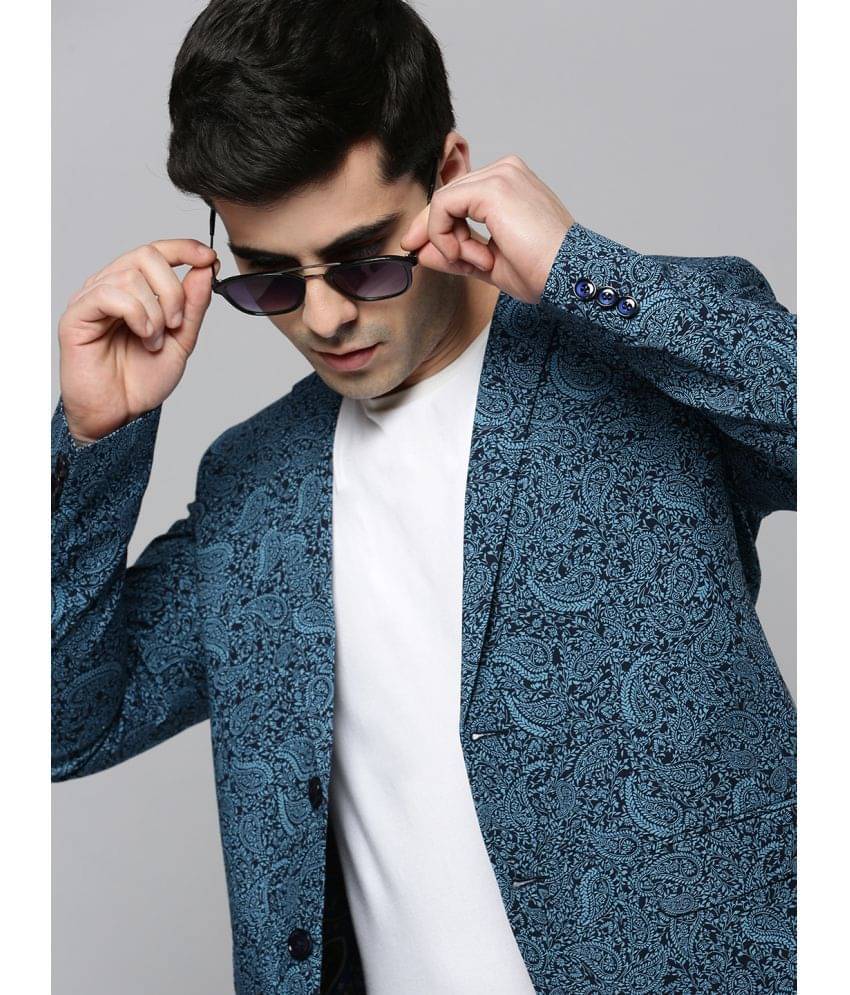     			Showoff Cotton Blend Men's Blazer - Black ( Pack of 1 )