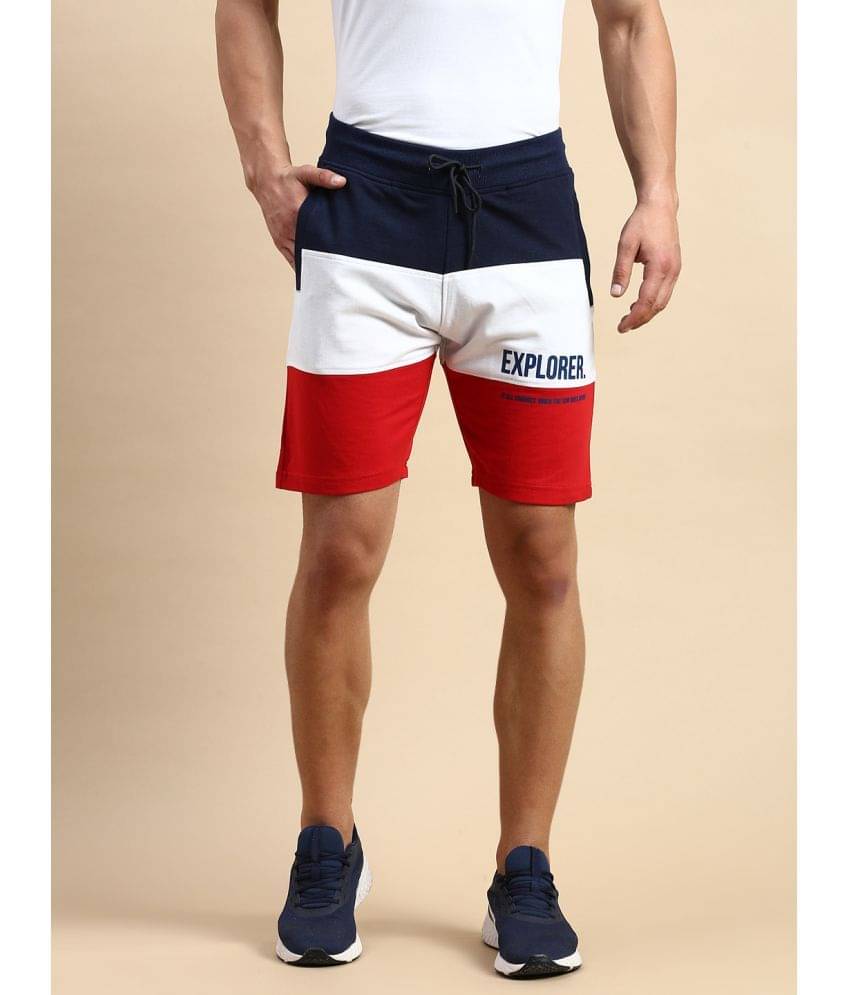 Showoff - Navy Blue Cotton Men's Shorts ( Pack of 1 ) Showoff - Navy Blue Cotton Men's Shorts ( Pack of 1 )