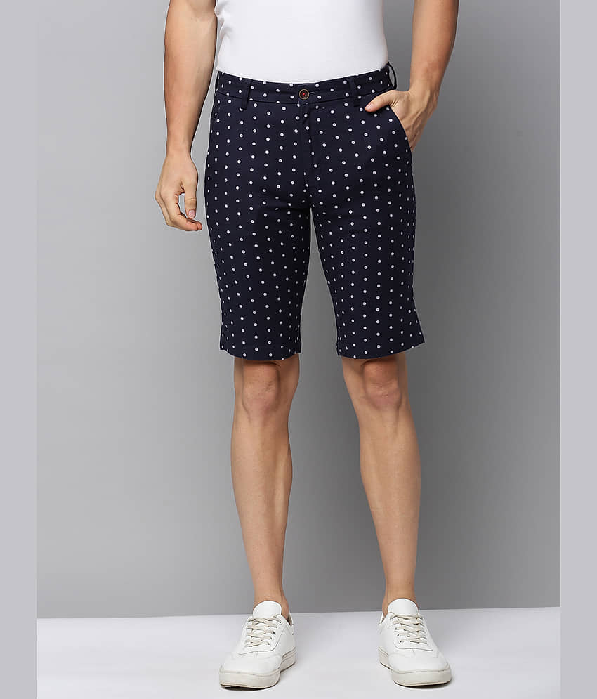 Showoff - Navy Blue Cotton Men's Chino Shorts ( Pack of 1 ) - Shorts | Buy online on ZillyBuy