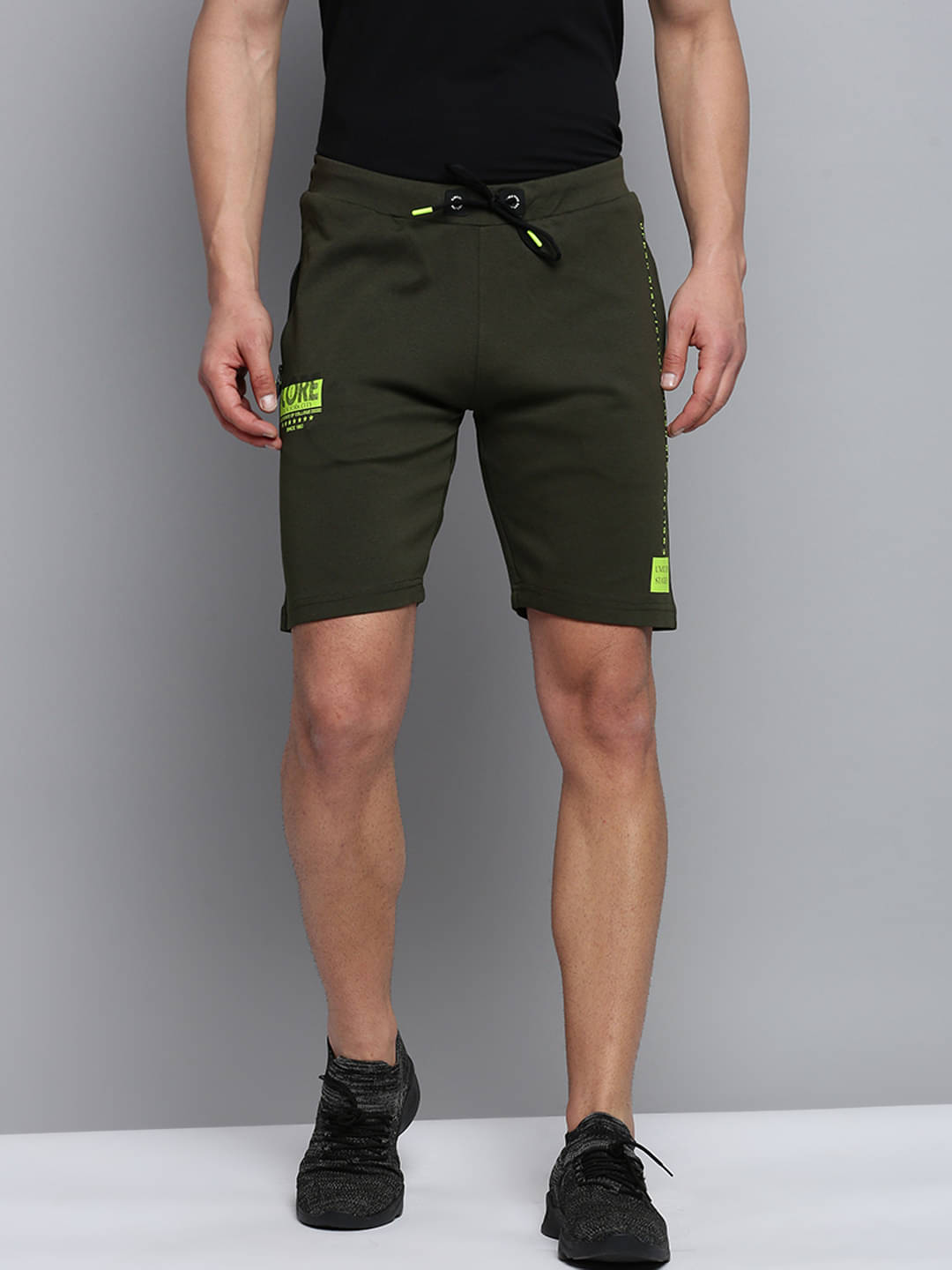 Showoff - Olive Polyester Men's Shorts ( Pack of 1 )     			Showoff - Olive Polyester Men's Shorts ( Pack of 1 )