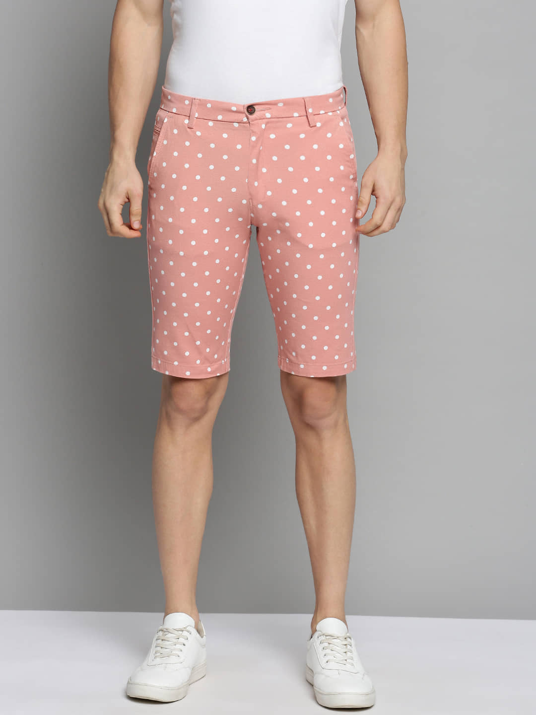 Showoff - Peach Cotton Men's Shorts ( Pack of 1 ) - Shorts | Buy online on ZillyBuy
