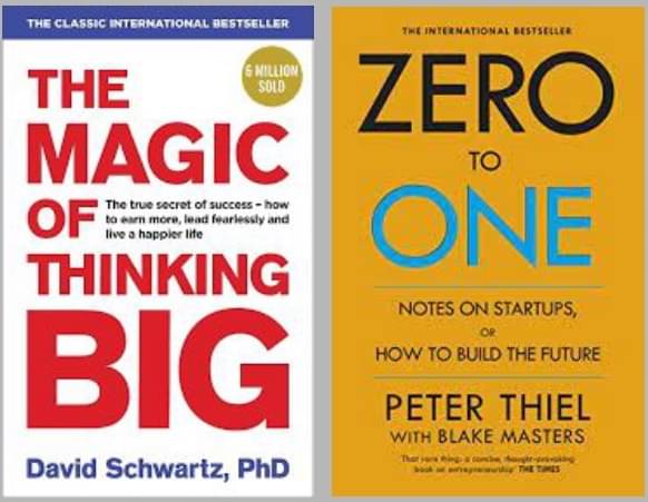     			The Magic Of Thinking Big + Zero To One