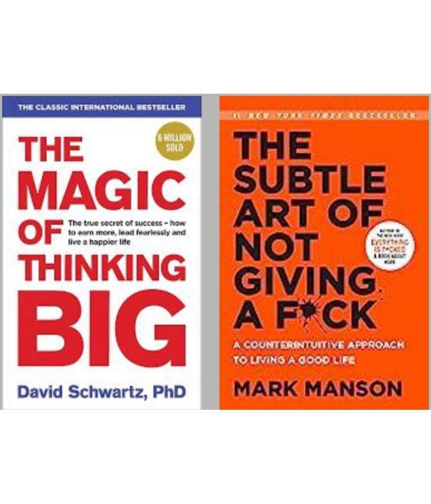     			The Magic Of Thinking Big + The Subtle Art