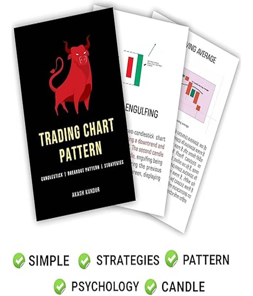 Trading Chart Breakout Pattern & Candlestick Pattern Pocket Study For Beginners - Stationery | Buy online on ZillyBuy
