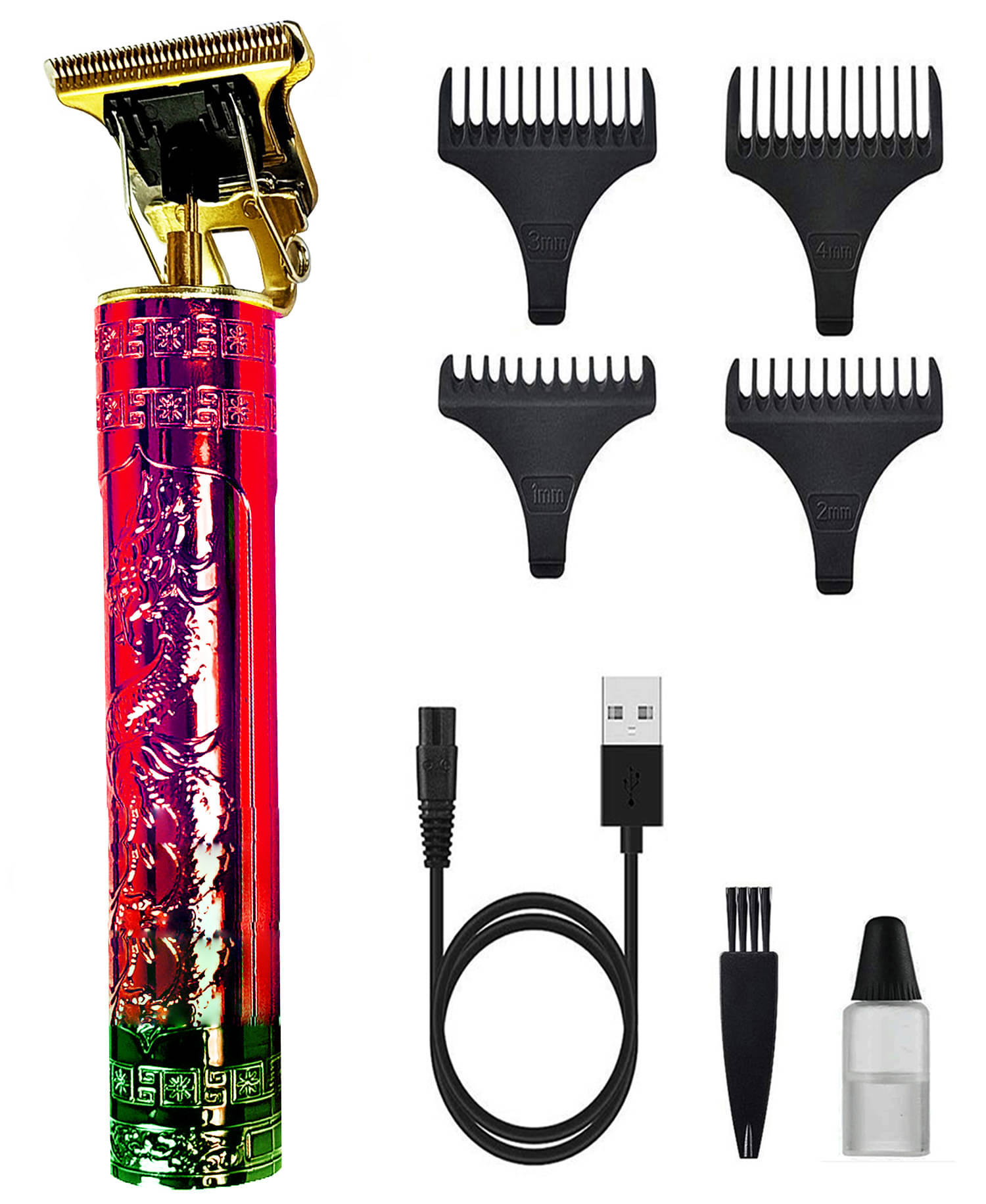 geemy - Stylish Hair Cutting Multicolor Cordless Beard Trimmer With 60 minutes Runtime     			geemy - Stylish Hair Cutting Multicolor Cordless Beard Trimmer With 60 minutes Runtime