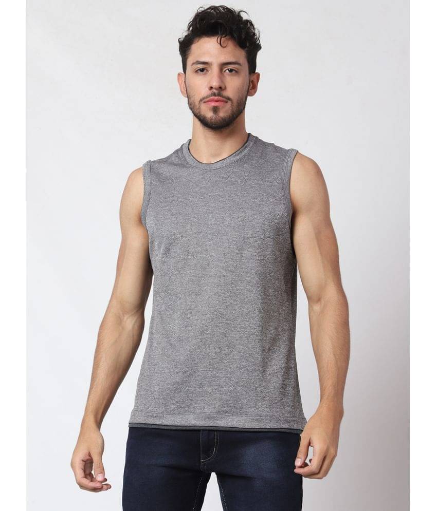    			strucker Pack of 1 Cotton Blend Sleeveless vest For Men ( Grey )