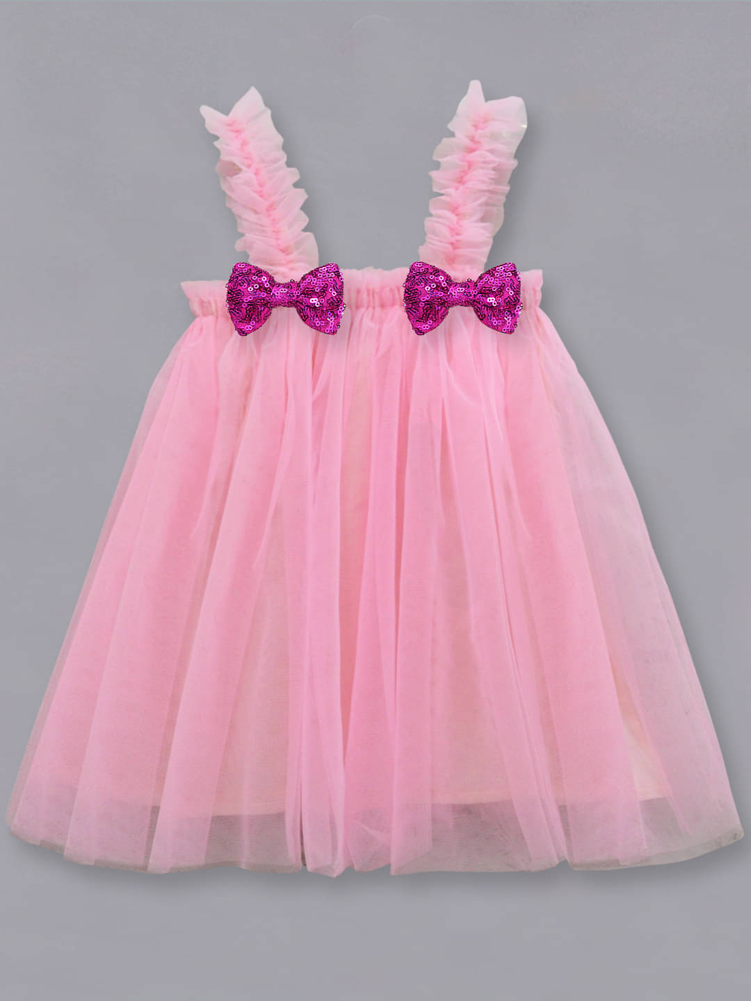 A.T.U.N. Polyester Fit And Flare Dress For Girls ( Pack of 1 , Pink ) A.T.U.N. Polyester Fit And Flare Dress For Girls ( Pack of 1 , Pink )