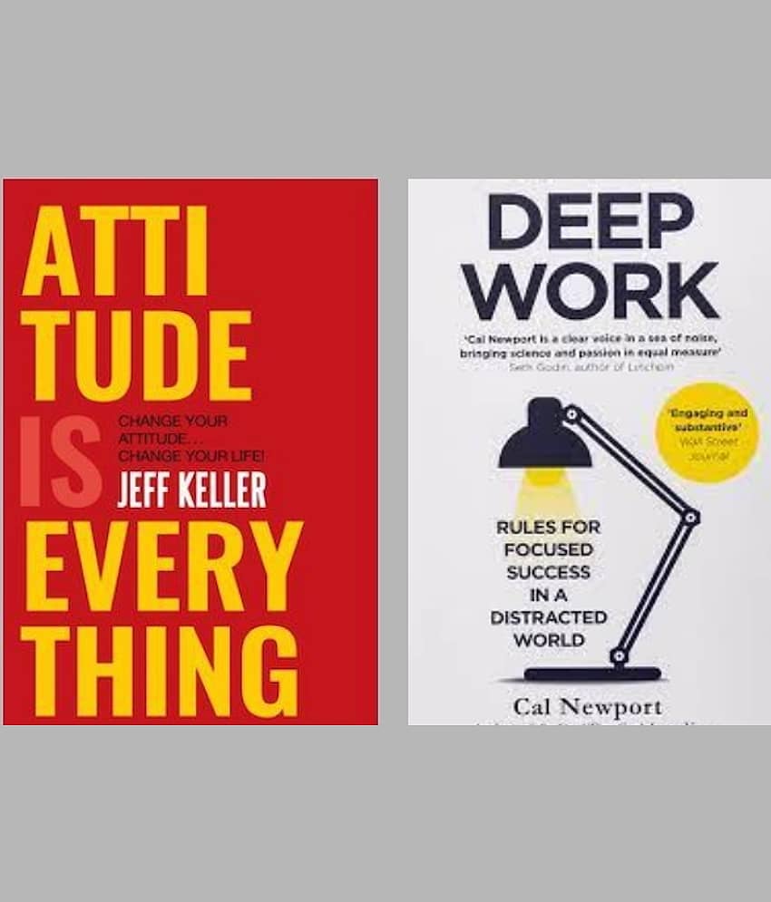 Attitude Is Everything + Deep Work - Stationery | Buy online on ZillyBuy