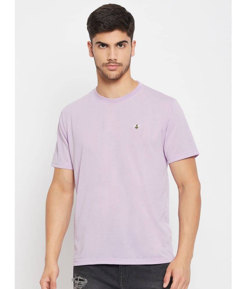 Auxamis Pack of 1 Cotton Blend Regular Fit Men's T-Shirt ( Purple ) Auxamis Pack of 1 Cotton Blend Regular Fit Men's T-Shirt ( Purple )