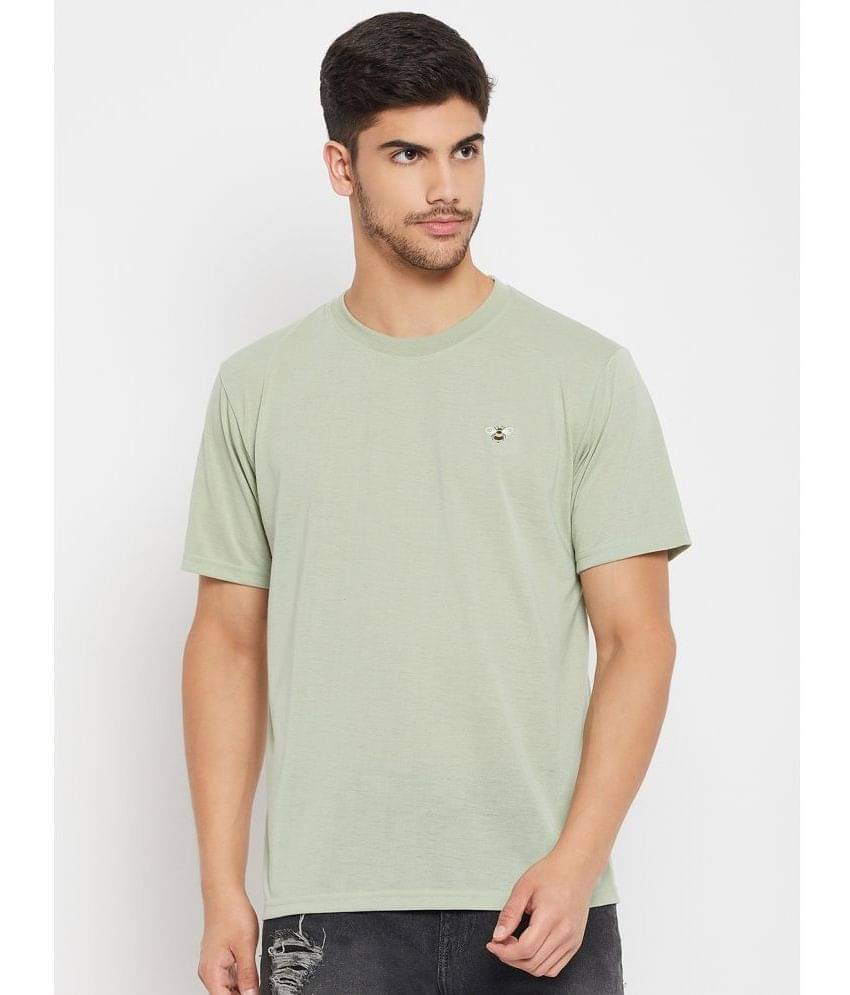     			Auxamis Pack of 1 Cotton Blend Regular Fit Men's T-Shirt ( Grey )