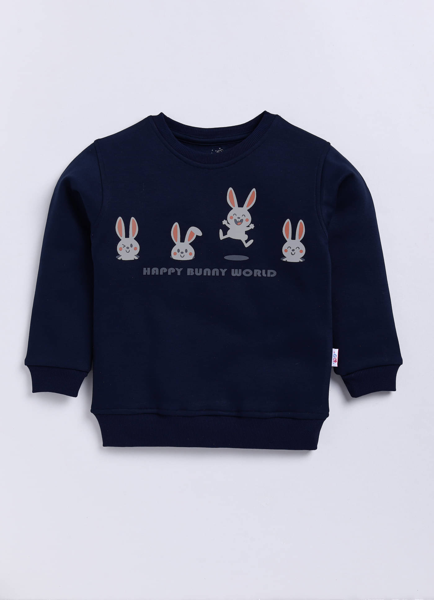     			CUTOPIES Pack of 1 Boys Fleece Sweatshirt ( Navy Blue )