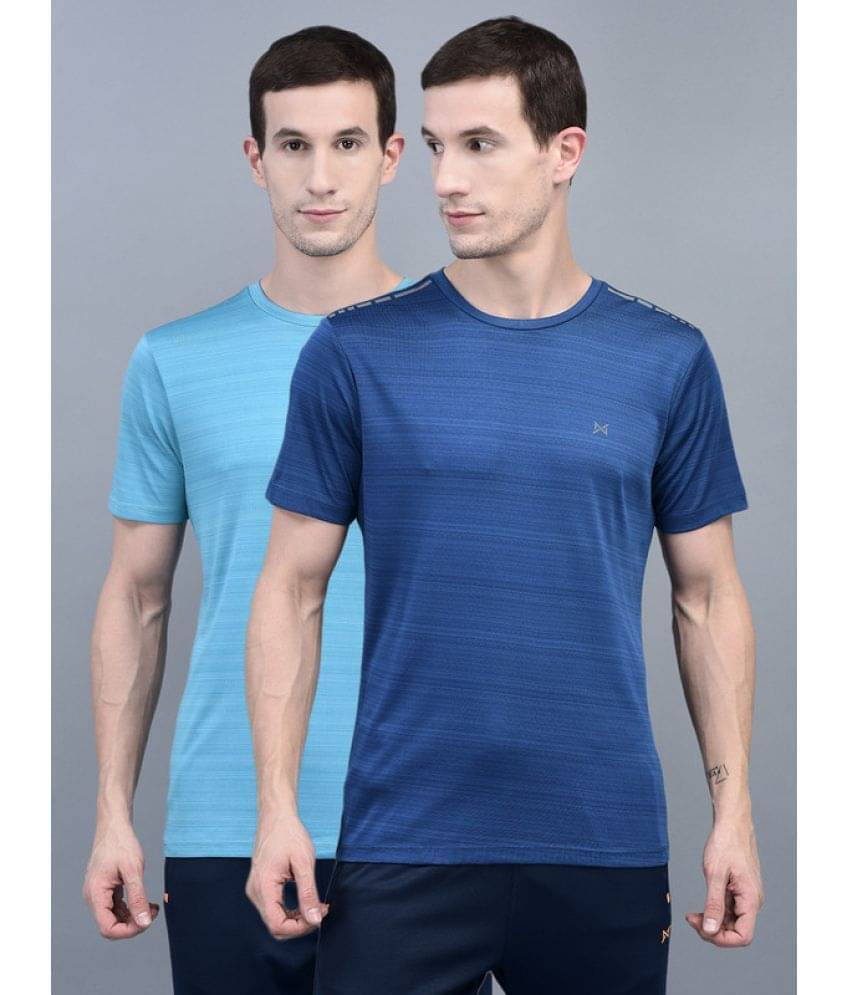 Force NXT Pack of 2 Cotton Blend Regular Fit Men's T-Shirt ( Multicolor ) Force NXT Pack of 2 Cotton Blend Regular Fit Men's T-Shirt ( Multicolor )