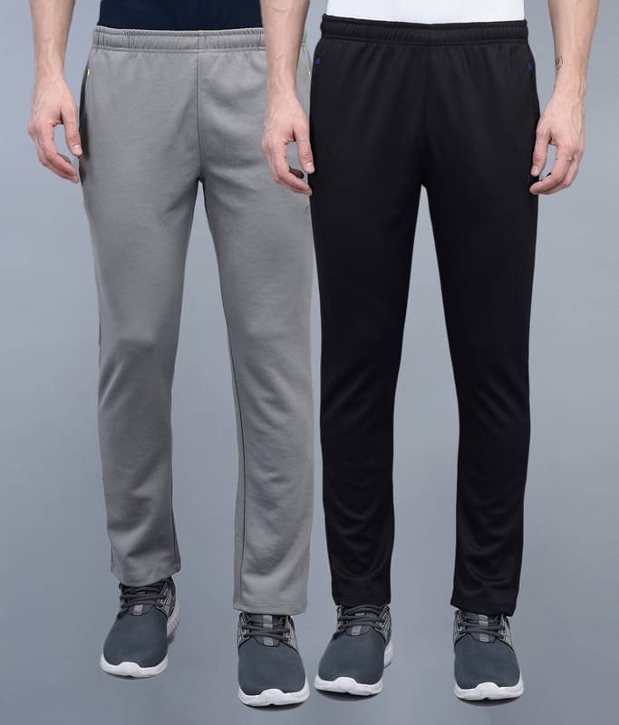 Force NXT - Multicolor Blended Men's Trackpants ( Pack of 2 ) Force NXT - Multicolor Blended Men's Trackpants ( Pack of 2 )