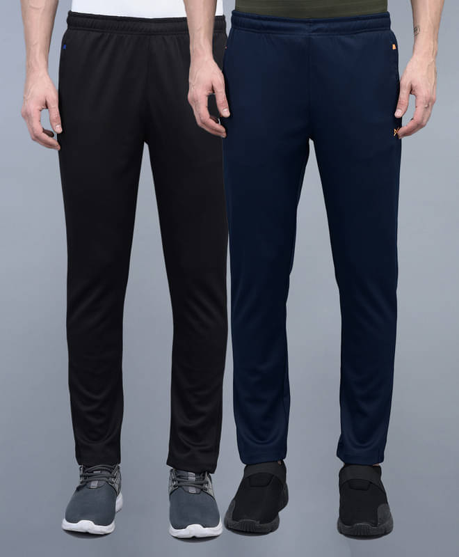 Force NXT - Multicolor Blended Men's Trackpants ( Pack of 2 ) Force NXT - Multicolor Blended Men's Trackpants ( Pack of 2 )