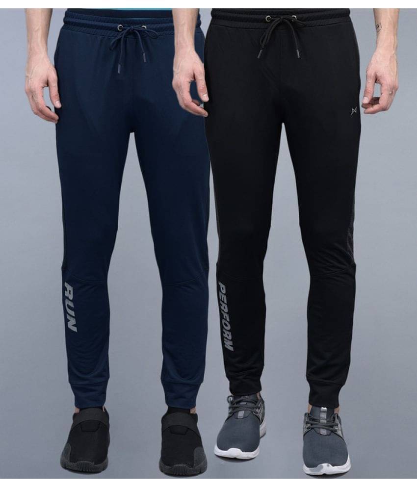 Force NXT - Multicolor Blended Men's Trackpants ( Pack of 2 ) Force NXT - Multicolor Blended Men's Trackpants ( Pack of 2 )