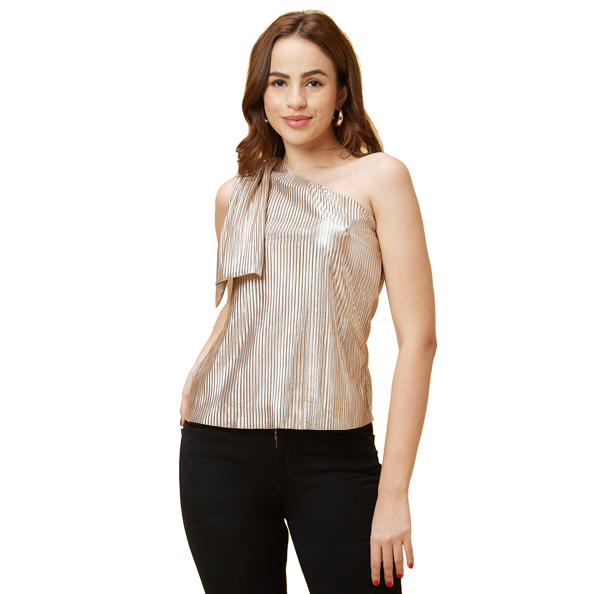     			Globus - Beige Polyester Women's Regular Top ( Pack of 1 )