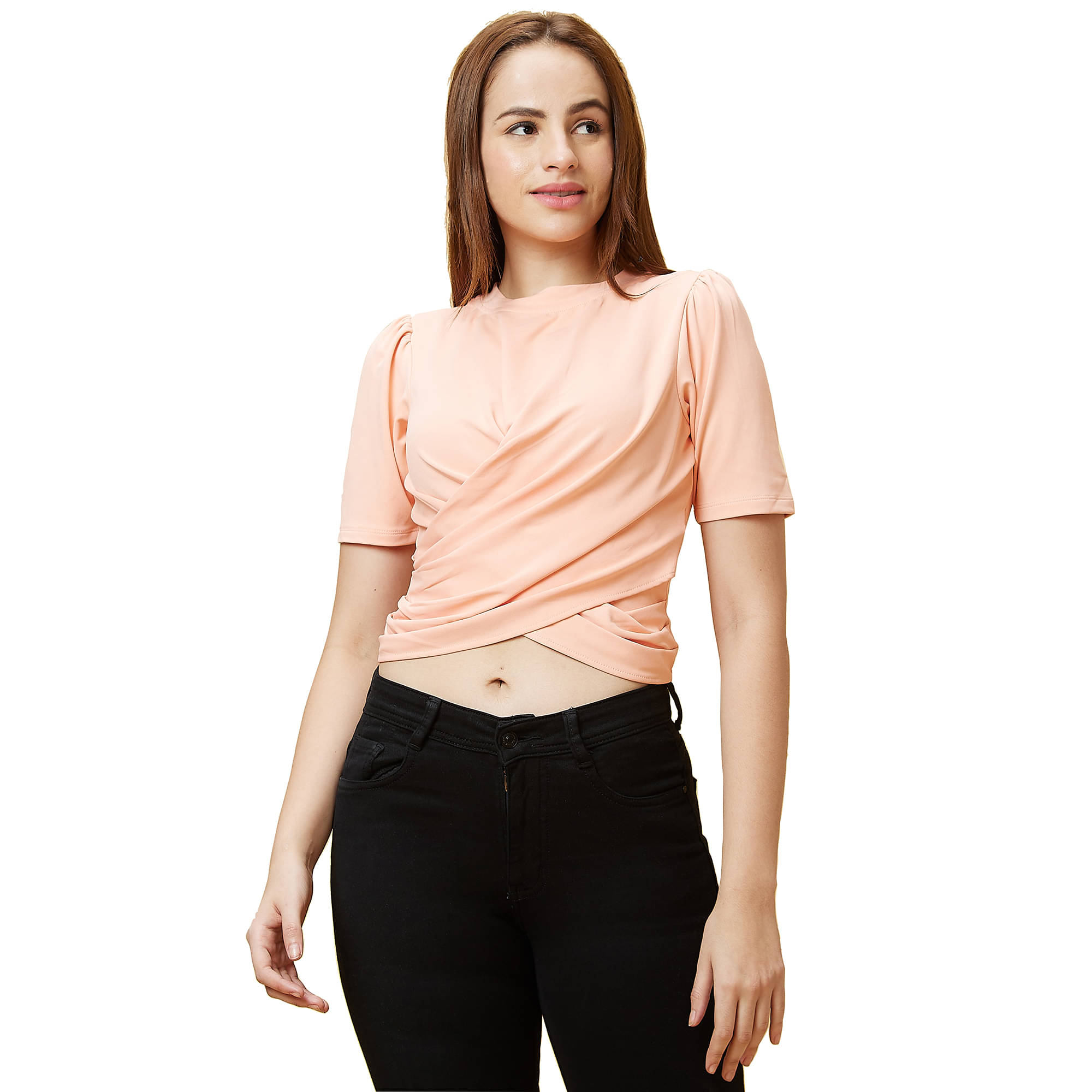     			Globus - Pink Polyester Women's Regular Top ( Pack of 1 )