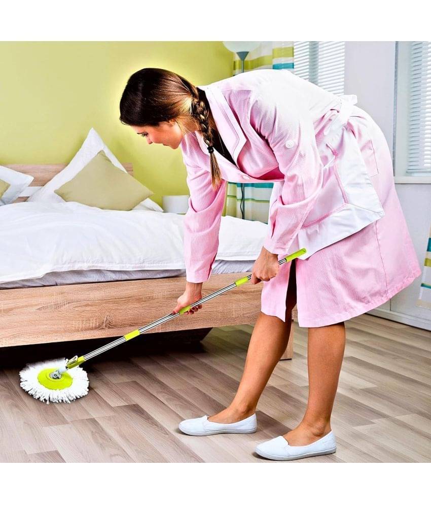 Green Tales - Handle Mop ( Extendable Mop Handle with 360 Degree Movement ) Green Tales - Handle Mop ( Extendable Mop Handle with 360 Degree Movement )