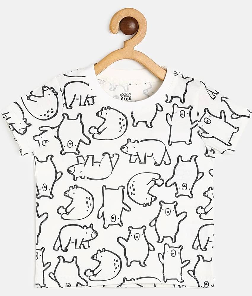 MINI KLUB Pack of 1 Girls 100% Cotton Top ( Beige )