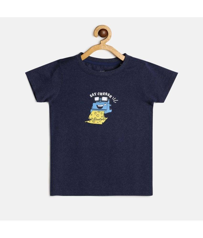     			MINI KLUB Pack of 1 Girls 100% Cotton T-Shirt ( Blue )