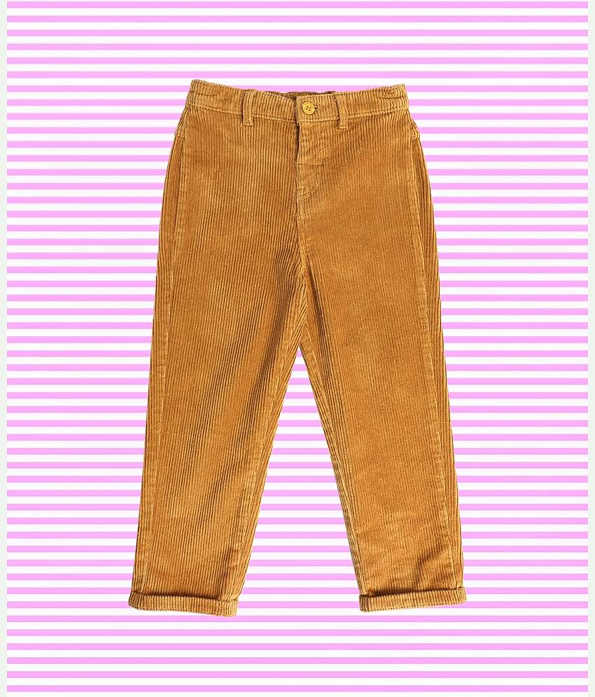 MINI KLUB Pack of 1 Boys Cotton Pants ( Brown )